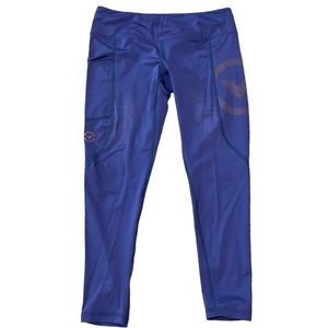 Virus Lavender Crop Women Sz Small Stretchy‎ Leggings